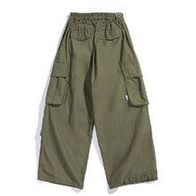 Load image into Gallery viewer, Solid Color Multi-Pocket Cargo Pants
