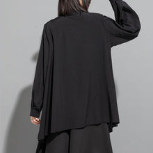 Load image into Gallery viewer, Casual Slit Cape Shirt
