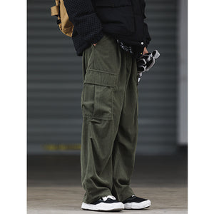 Winter Corduroy Casual Wide-leg Pants