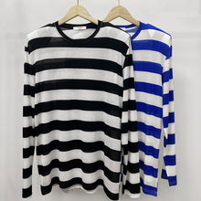 Load image into Gallery viewer, Striped Loose Thin Long Sleeves
