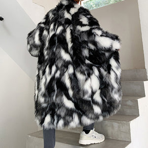 Winter Faux Fur Mid-length Coat