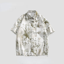 Load image into Gallery viewer, Printed Loose Casual Thin Short-sleeved Shirt
