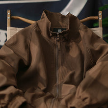 Load image into Gallery viewer, Stand Collar Loose Flight Jacket
