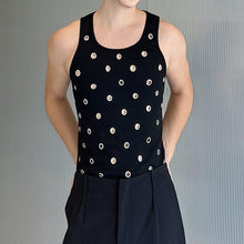 Load image into Gallery viewer, Metal Hole Sleeveless Tank Top
