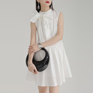 Bow Tie Sleeveless Dress