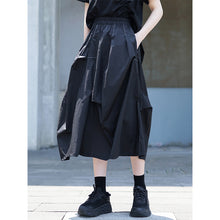 Load image into Gallery viewer, Irregular Black Casual Skirt
