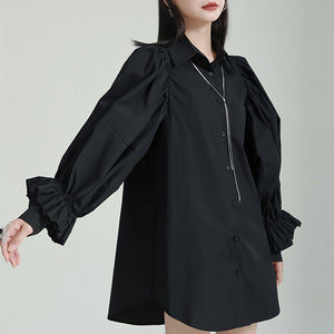 Loose Lantern Sleeve Shirt