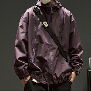 Loose Solid Color Outdoor Jacket