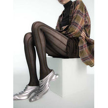 Load image into Gallery viewer, Love Chain Striped Pantyhose
