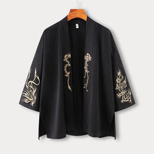 Load image into Gallery viewer, Dragon Embroidered Hanfu Cropped Cardigan
