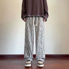 Load image into Gallery viewer, Straight Striped Corduroy Loose Wide Leg Casual Pants
