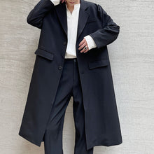 Load image into Gallery viewer, Shoulder Button Solid Color Long Trench Coat
