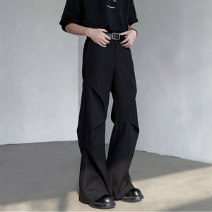 Pleated Loose Casual Wide-leg Pants