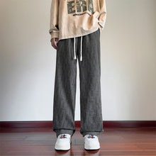 Load image into Gallery viewer, Straight Striped Corduroy Loose Wide Leg Casual Pants
