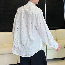 Load image into Gallery viewer, Shiny Chiffon Thin Long Sleeve Shirt
