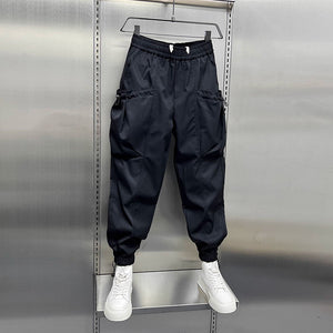 Loose-fitting Large Pocket Straight Sweatpants