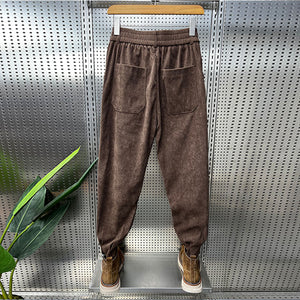 Winter Corduroy Casual Slim-fit Loose Harem Pants