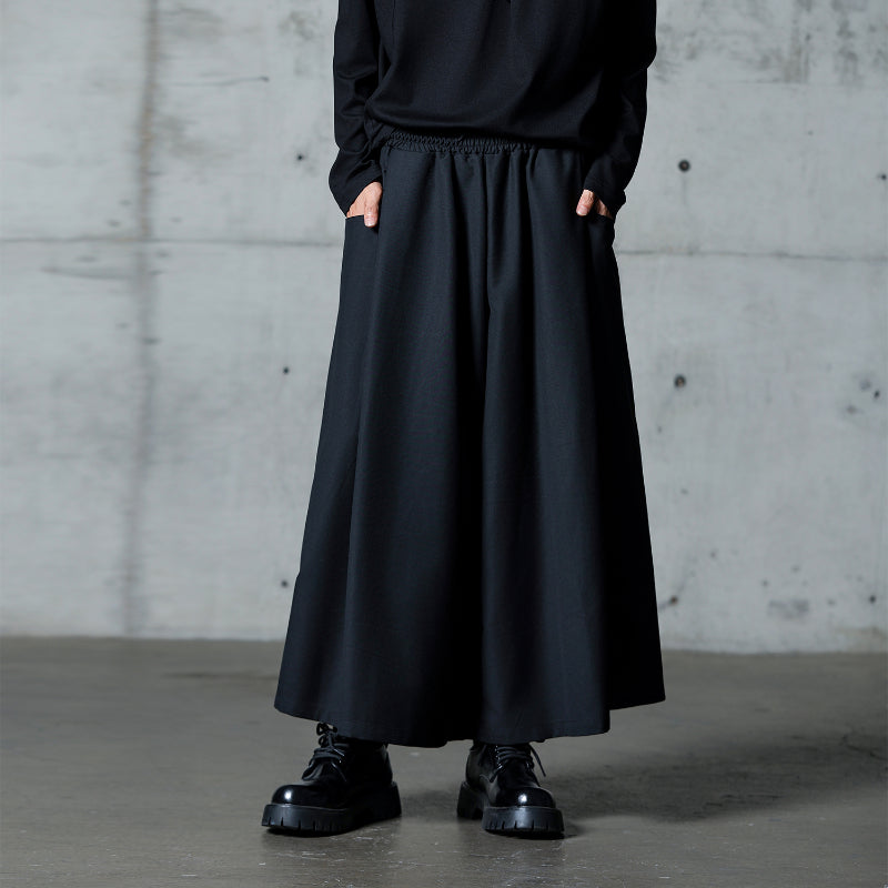 Oversize Draped Nine-point Loose Culottes