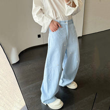 Load image into Gallery viewer, Vintage Pearl Wide Leg Straight Pants
