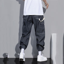 Load image into Gallery viewer, Drawstring Drawstring Loose Harem Multi-pocket Cargo Pants
