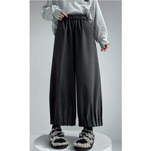 Load image into Gallery viewer, Woolen High Waist Straight Trousers
