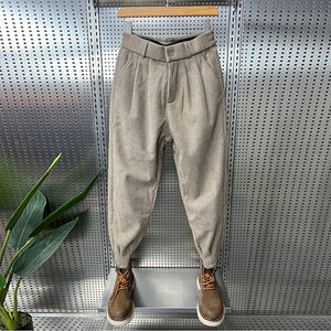 Winter Corduroy Casual Slim-fit Loose Harem Pants