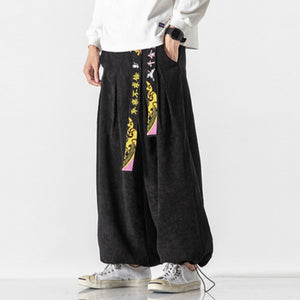 Loose Corduroy Casual Straight Pants