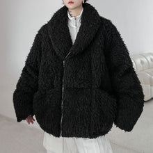 Load image into Gallery viewer, Thickened Warm Loose Lapel Cotton Coat
