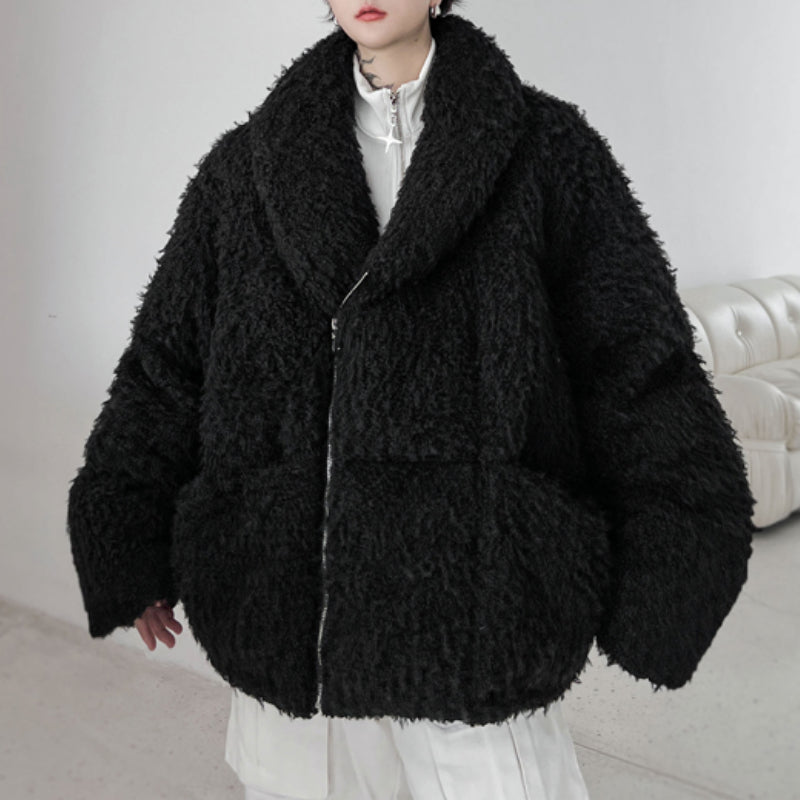 Thickened Warm Loose Lapel Cotton Coat