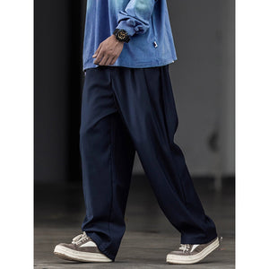 Japanese Straight Loose Casual Trousers