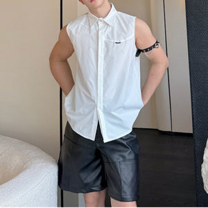 Sleeveless Casual Shirt