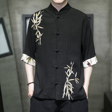 Load image into Gallery viewer, Embroidered Loose-fitting Short-sleeve Shirt
