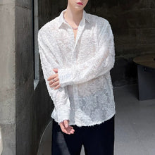 Load image into Gallery viewer, Irregular Sequined Loose Casual Long-sleeved Shirt
