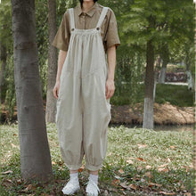 Load image into Gallery viewer, Solid Color Loose Overalls Casual Jumpsuit
