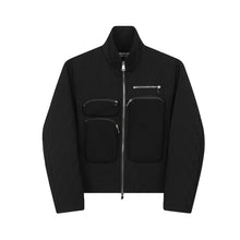 Load image into Gallery viewer, Stand Collar Three-dimensional Multi-pocket Jacket
