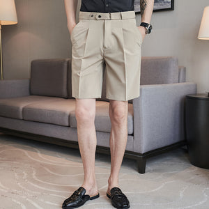 Straight-Leg Thin Casual Trousers