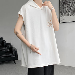 Sleeveless Hooded Casual Vest