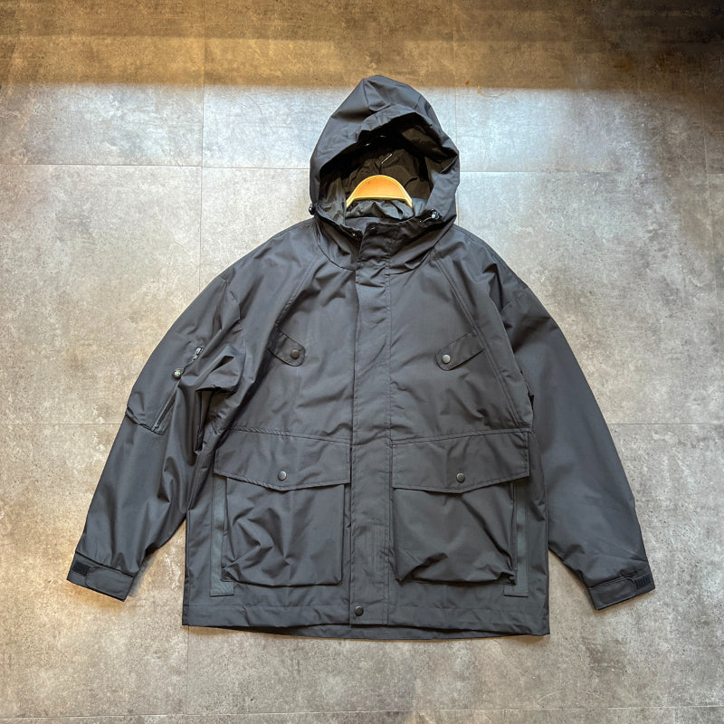 Multi-Pocket Hooded Jacket