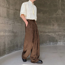 Load image into Gallery viewer, Jacquard Three-dimensional Straight Trousers
