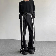 Load image into Gallery viewer, Three-dimensional Line Metal Button Casual Bootcut Pants
