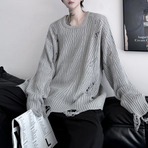 Pullover Knitted Hollow Hole Sweater