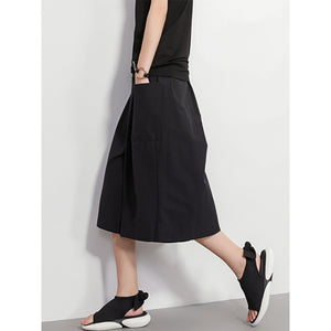 Large Pocket Wide-leg Pants