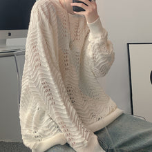 Load image into Gallery viewer, Hollow Pullover Loose Sweater
