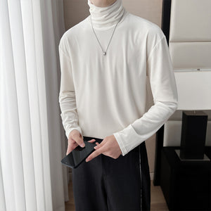 Velvet Turtleneck Bottoming Shirt