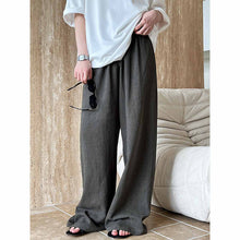 Load image into Gallery viewer, Drawstring Casual Wide-leg Pants
