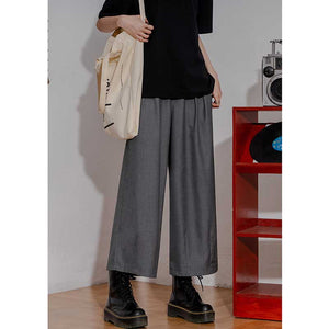 Retro Suit Wide-Leg High Waist Pants