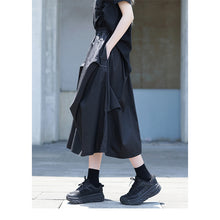 Load image into Gallery viewer, Irregular Black Casual Skirt
