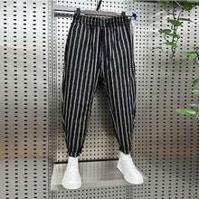 Load image into Gallery viewer, Vertical Striped Slim Casual Harem Pants
