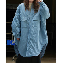 Load image into Gallery viewer, Oversized Shirt-style Loose Warm Cotton Jacket
