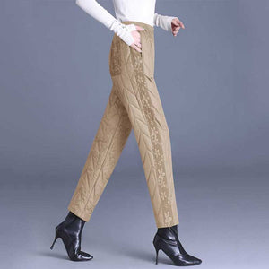 Casual Warm Printed Harem Pants